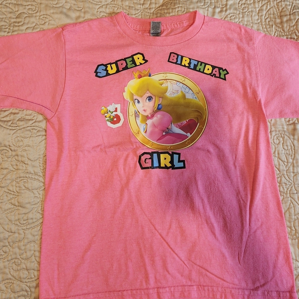 Gildan Pink Super Birthday Girl Tee